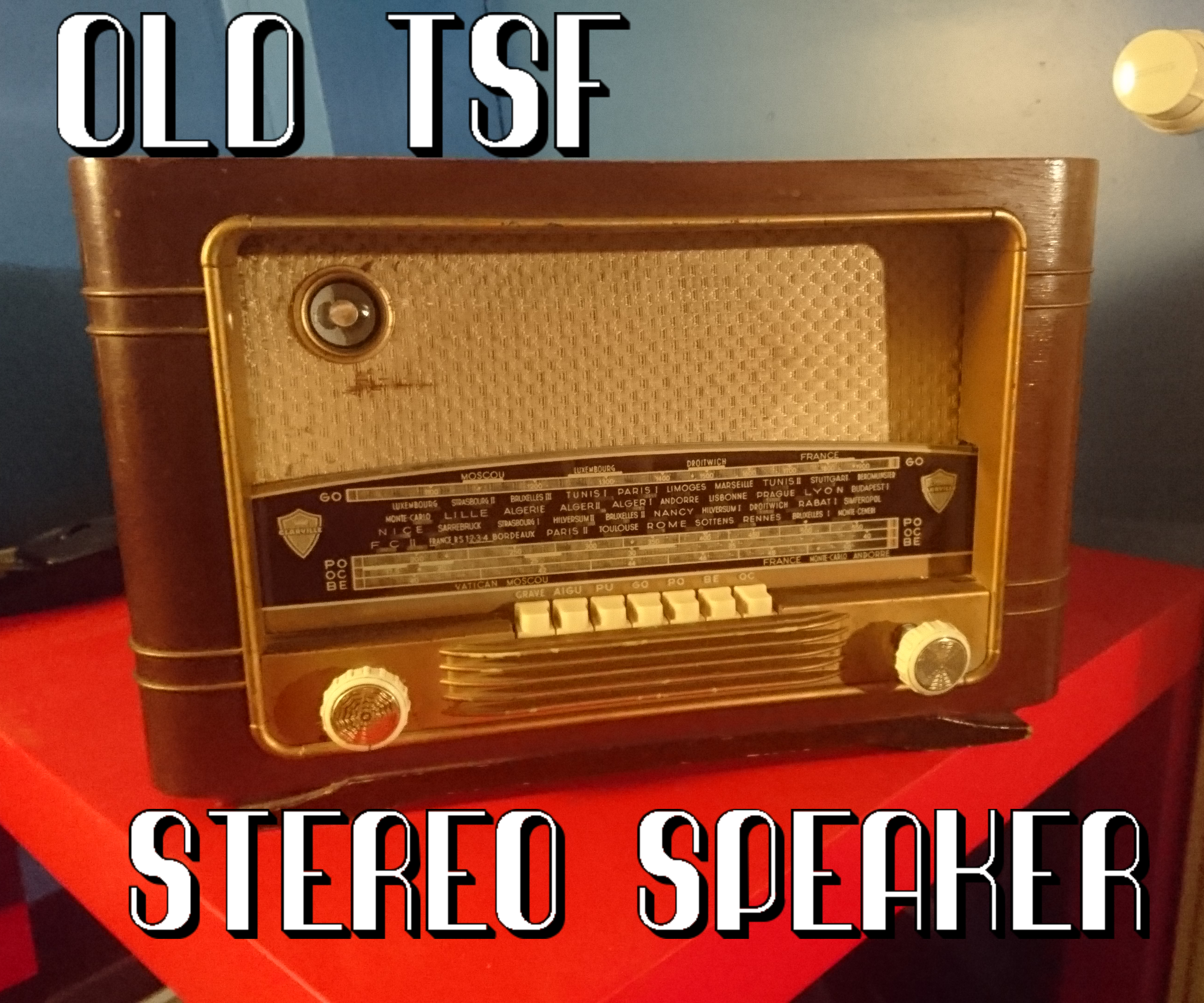 Old TSF Stereo Speaker