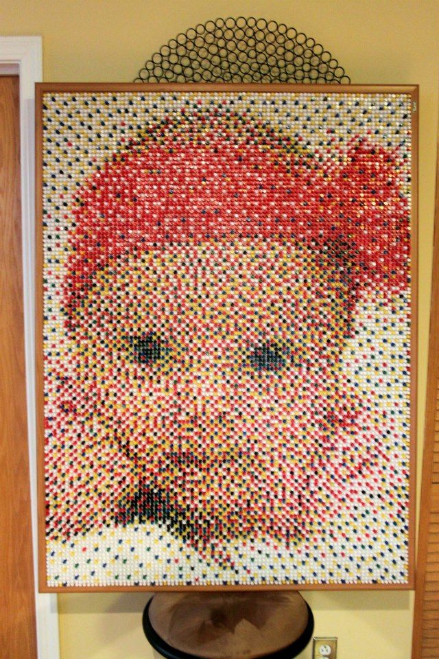 Push Pin Portrait How To Make A Push Pin at Jake Woolley blog