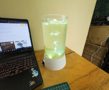 The Simplest Open Source Photobioreactor Designed for Desktop and Personal Use and Decor