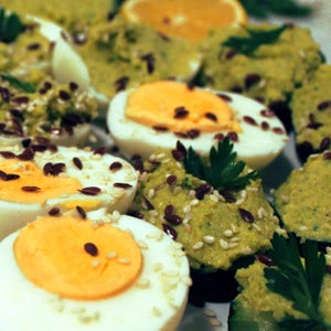 Guacamole Deviled Eggs