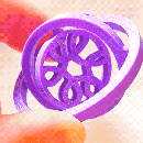 Make a Fidget/Gyro-Keychain With Code Using Tinkercad Codeblocks