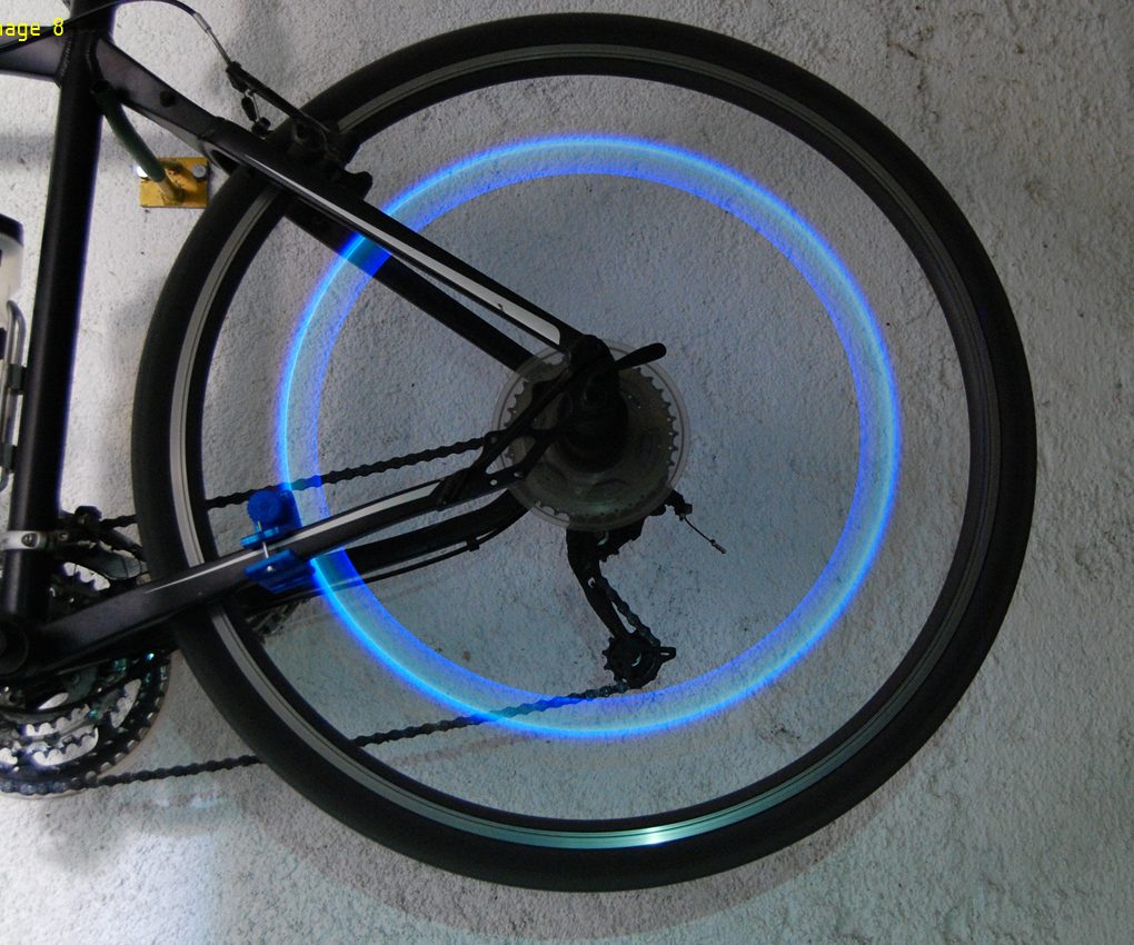 Bike Wheel Induction Safety Light