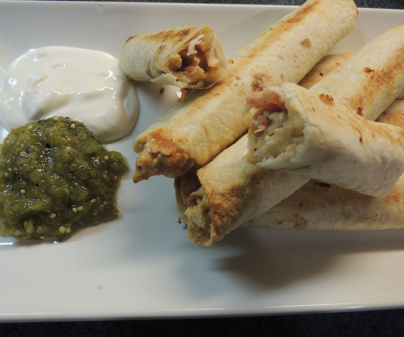 Cheesy Chicken Taquitos