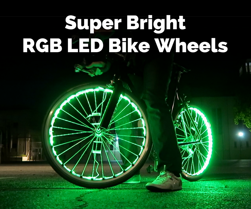Super Bright RGB LED Bike Wheels