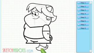 How to Draw Gunther Magnuson (Suburban Daredevil)