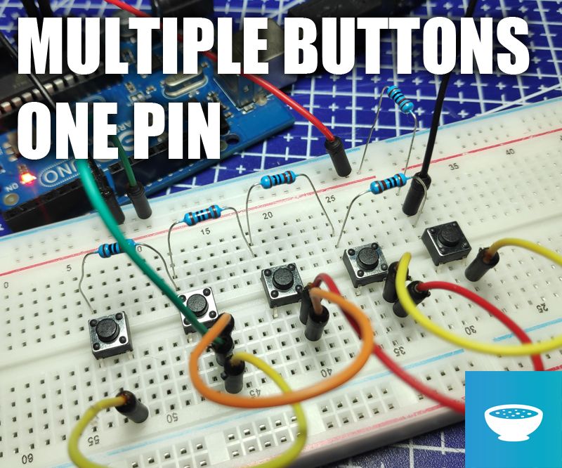 Connecting Multiple Buttons to a Single Pin on Arduino : 4 Steps ...