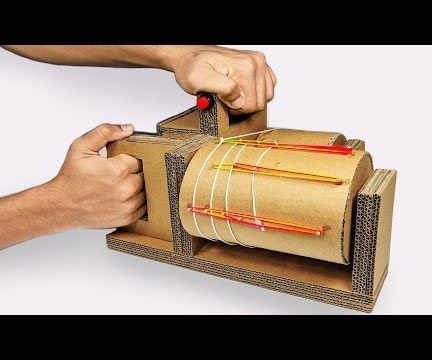 How to Make MINI Rubber Band Machine Gun From Cardboard DIY at Home