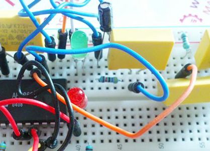 Put Into the Resistor R0,R6,R7,R1, Capacitor C5,  Electret Microphone