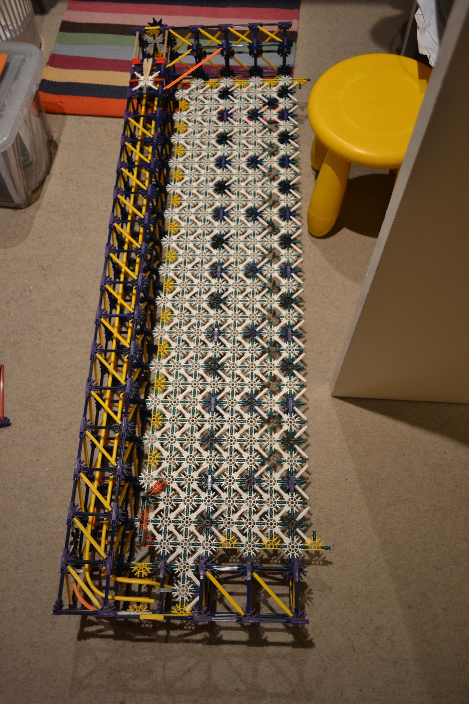 Unfinished K'NEX Pinball machine
