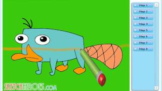 How to Draw Perry the Platypus