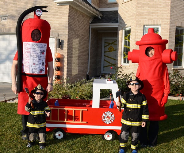 Fight Fire Family Halloween Costumes