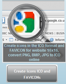 Icon Generator: Create Icons in ICO Format or Favicons for Your Site