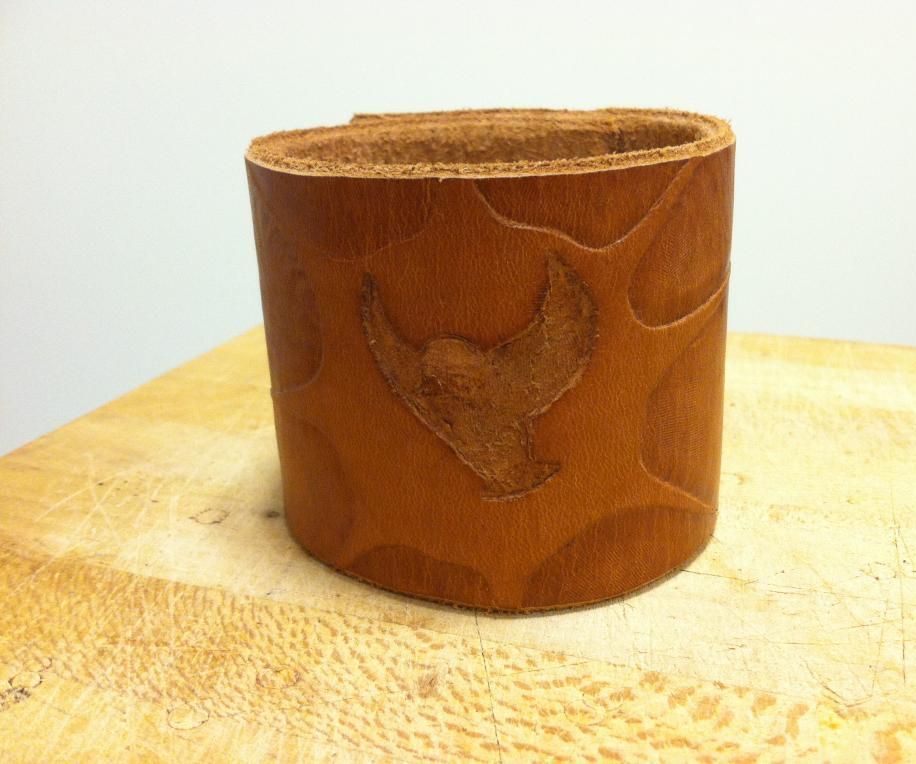 Tooled Leather Cuff