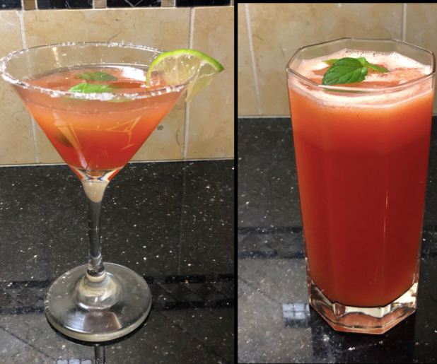 Spicy Watermelon Lemonade and Cocktail