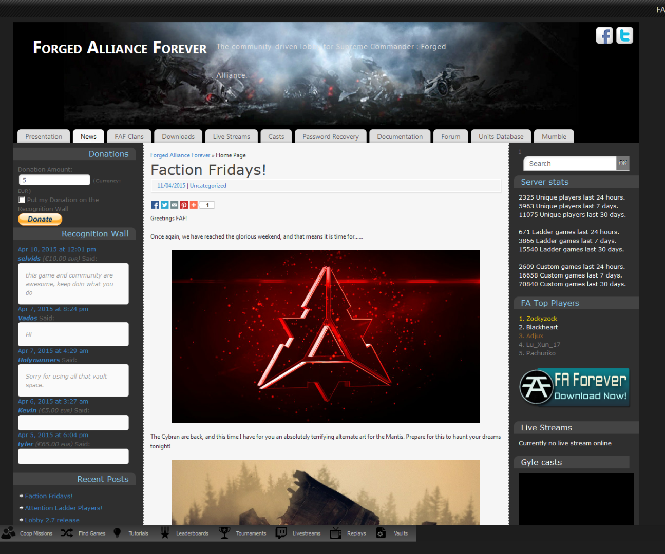 How to Play Supreme Commander: Forged Alliance Online With FA Forever (Windows Only)