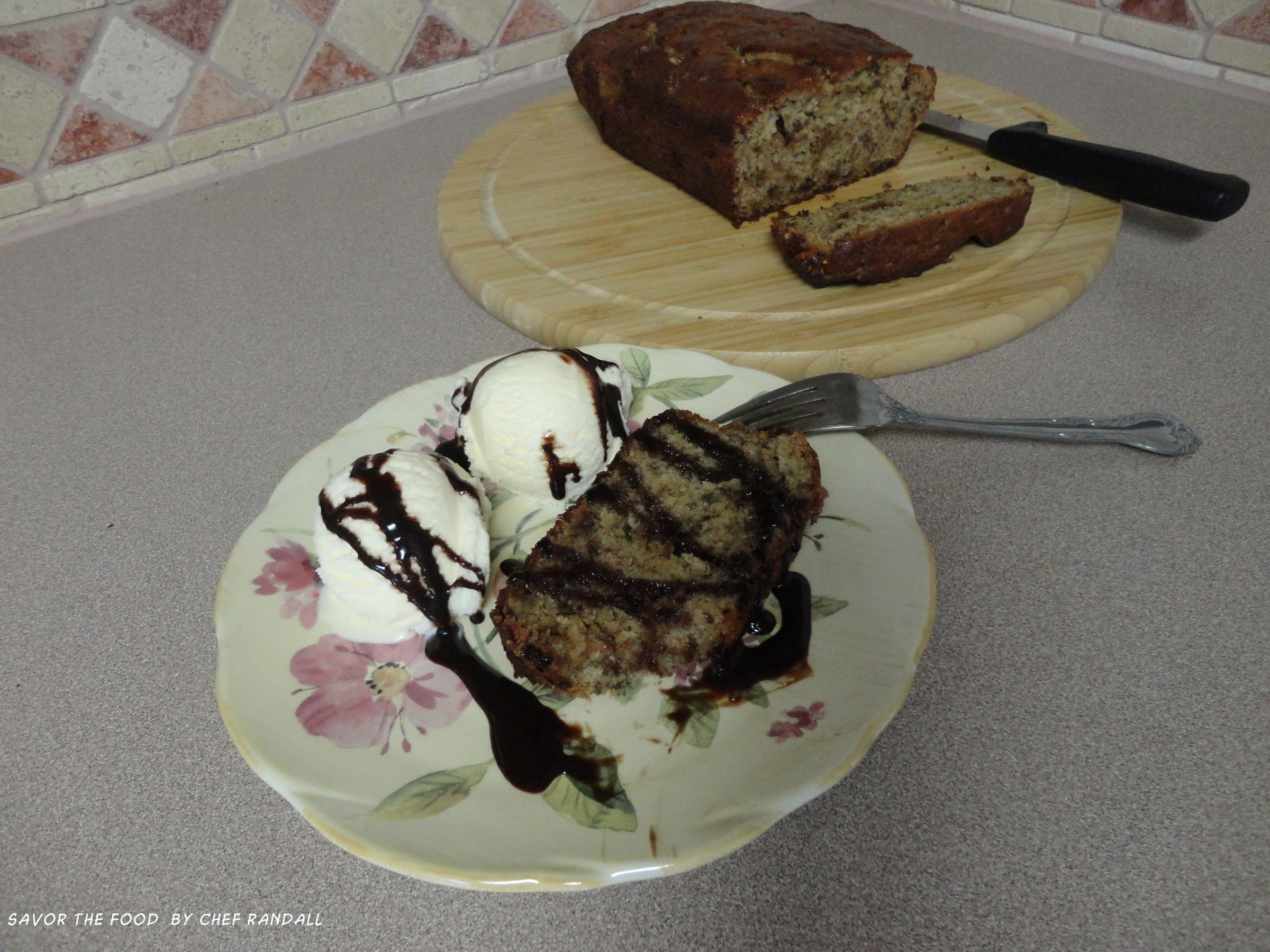 Banana Almond Chocolate Bread