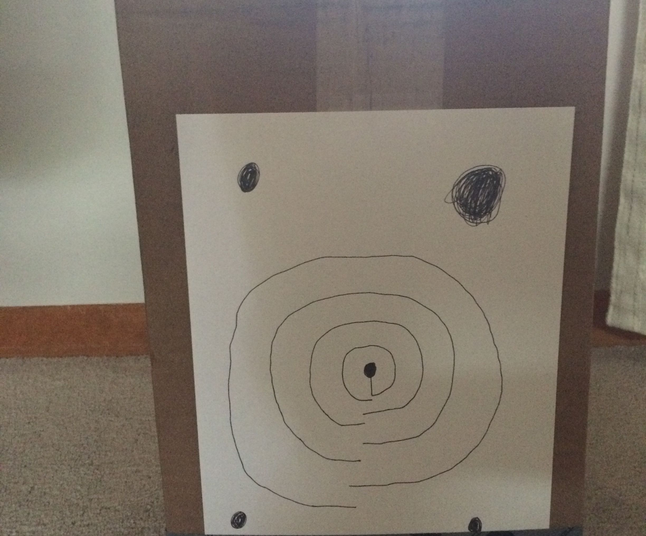 Cardboard Bow Target