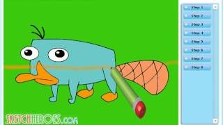 How to Draw Perry the Platypus