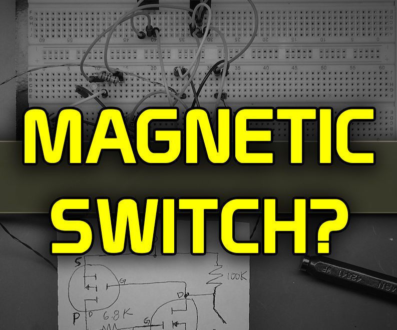 Using a Magnet As a Hidden Electronic Switch