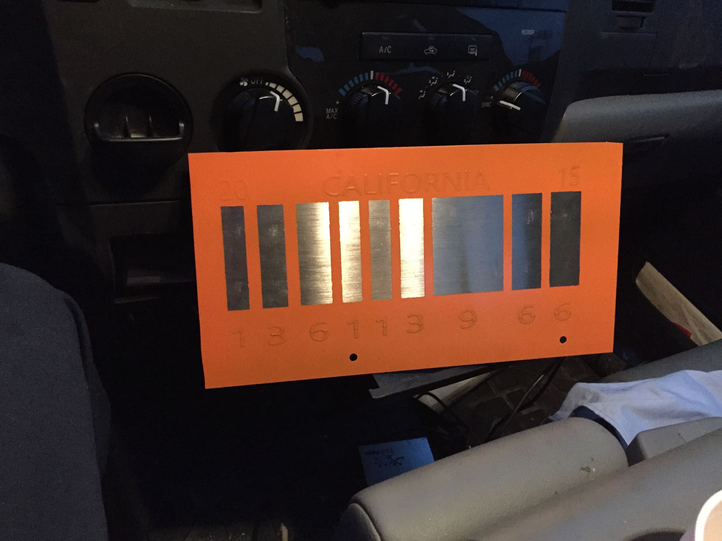 Back to the Future License Plate : 6 Steps (with Pictures) - Instructables