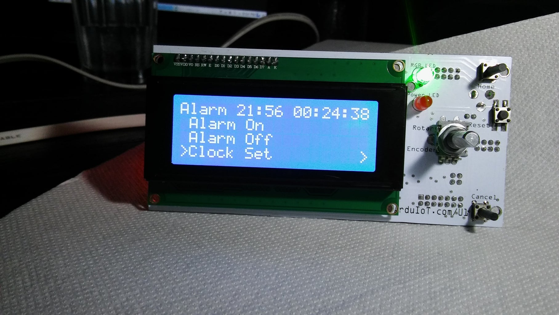 Alarm Clock and Temperature With Inviot U1 (arduino Compatible) : 3 ...