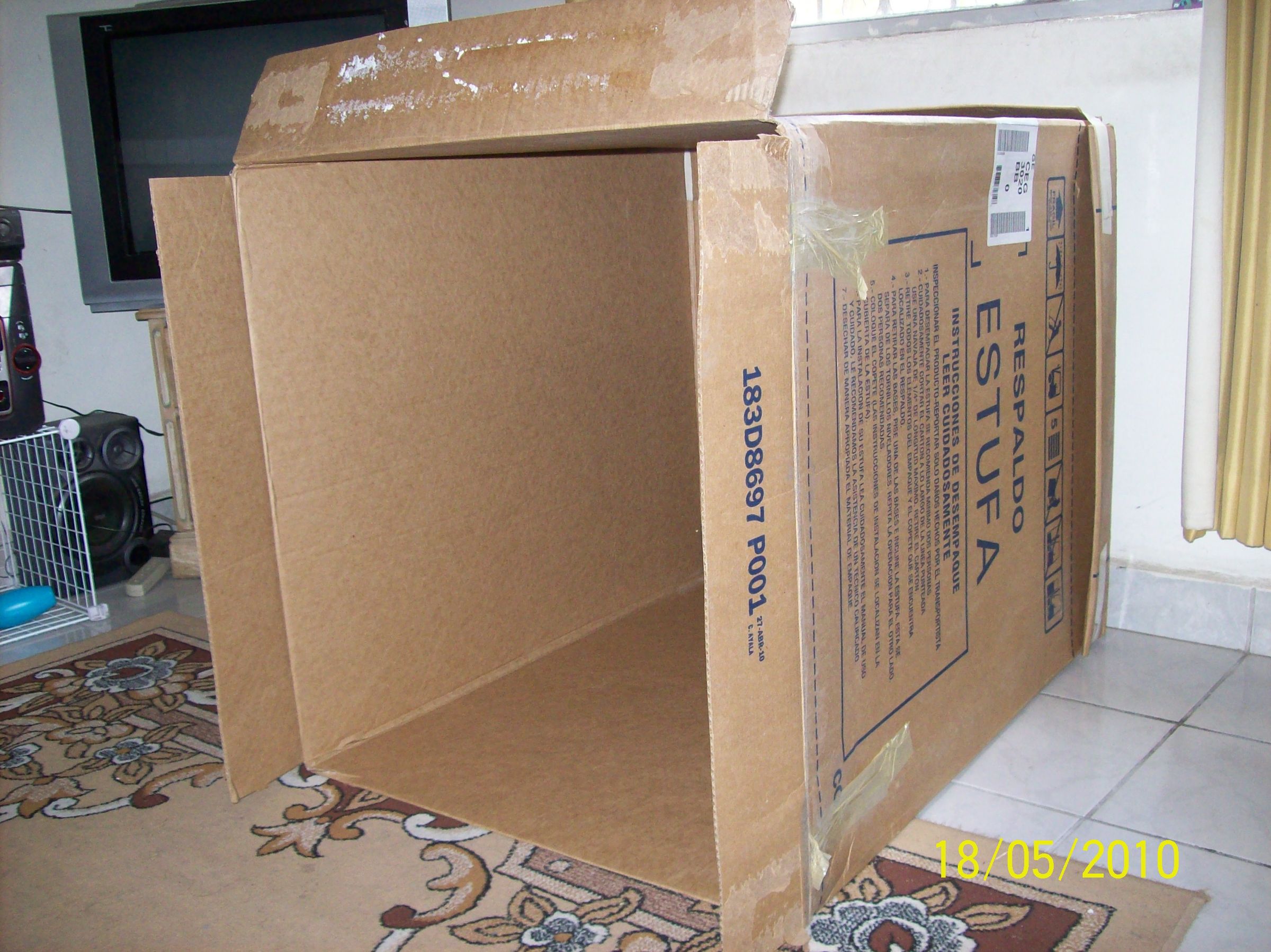 How to Make a House for Children With Cardbox