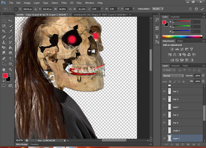 Creating Bleeding Teeths (Optional, Useful While Creating High Quality Images)