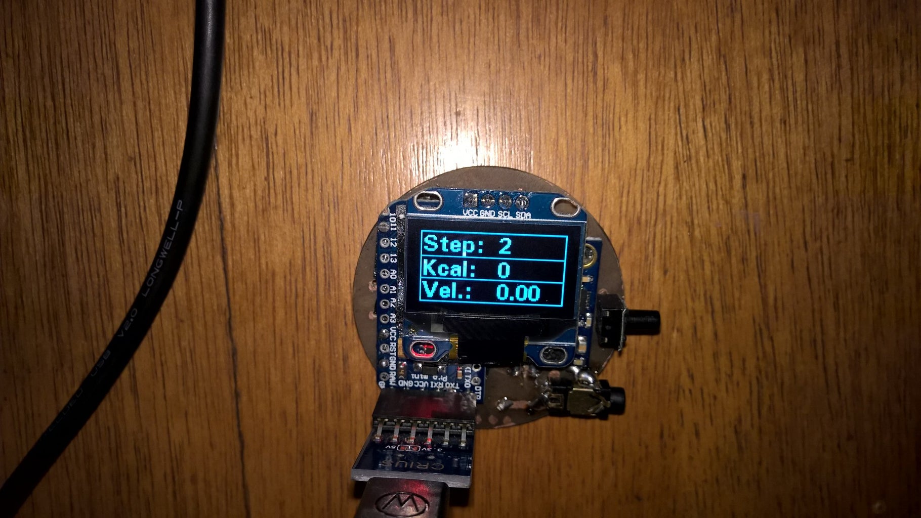 Arduino Pedometer Watch, With Temperature, Altitude and Compass! : 6 ...