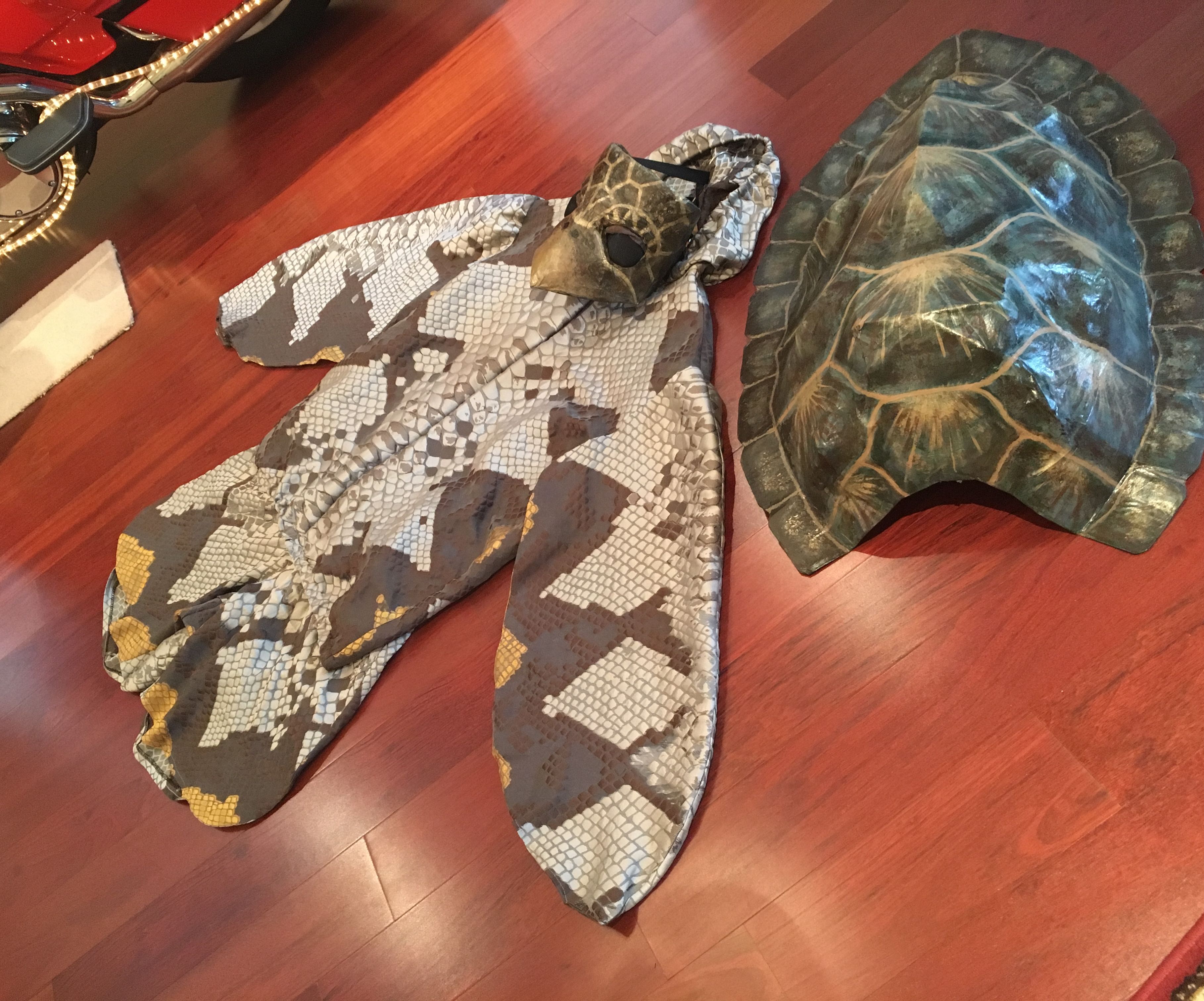 Sea Turtle and Plastic Straw Couples Halloween Costume 