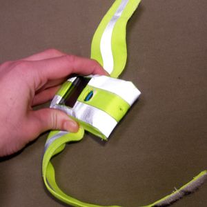 Sewing Armband Layers and Velcro Together