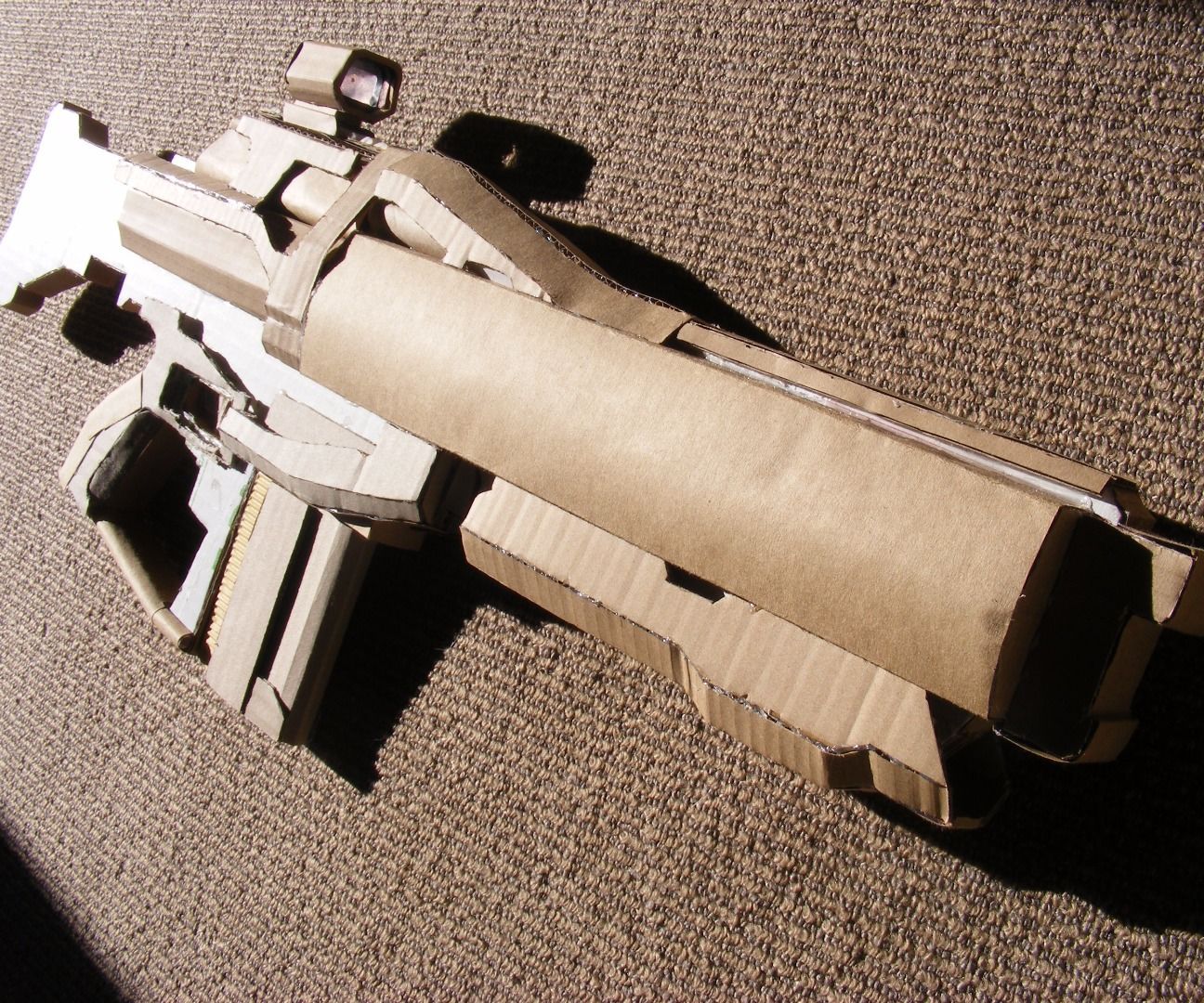 Destiny Shingen-C Auto Rifle (Cardboard)(NOT FINISHED) by Triggerhappy101