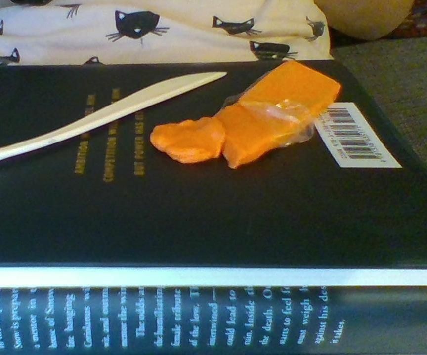 Orange Polymer Clay Storage Box