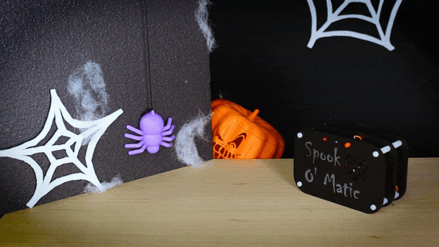 Halloween 3D Printed Surprise Spider