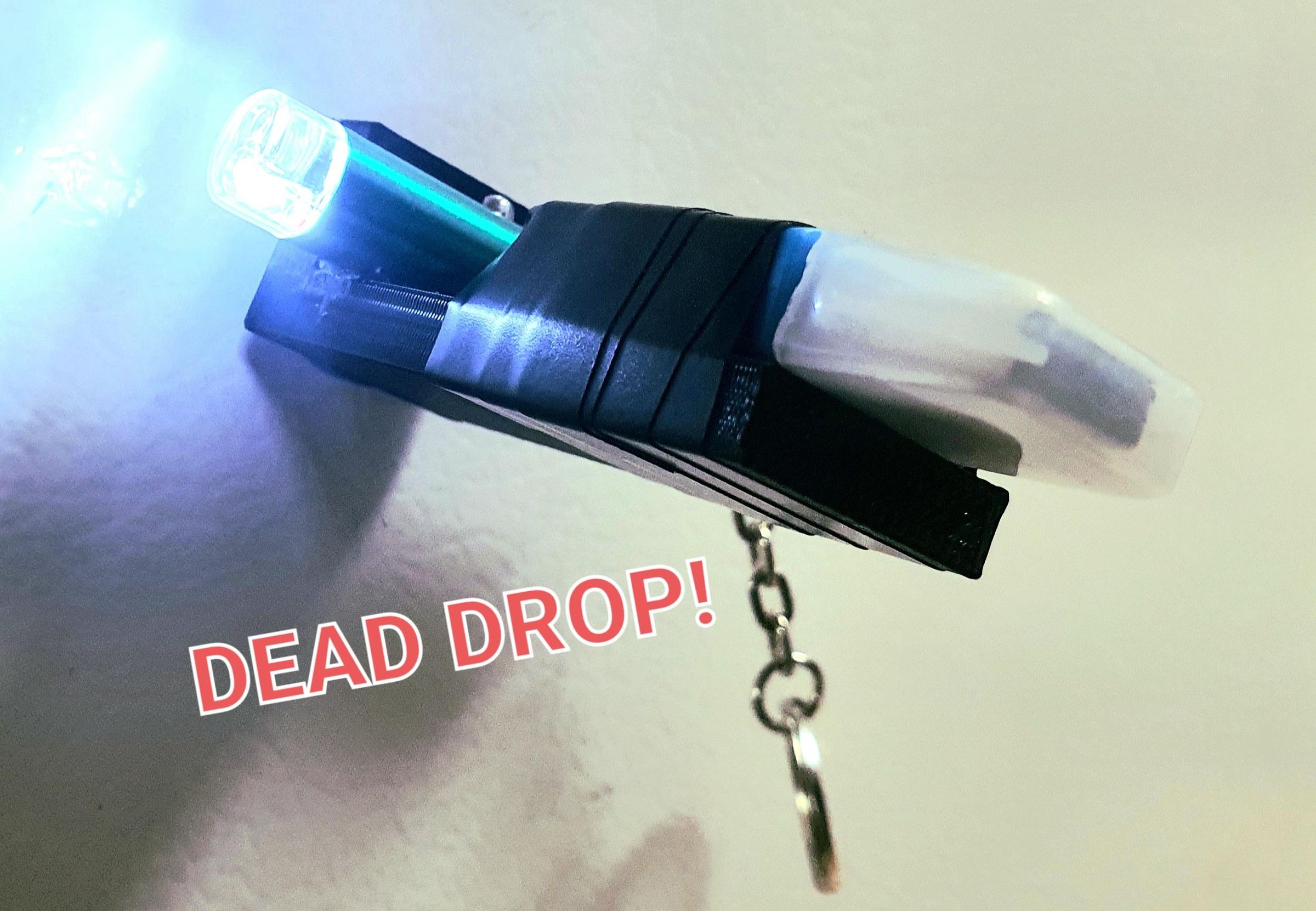 Stick-to-fridge Dead Drop!