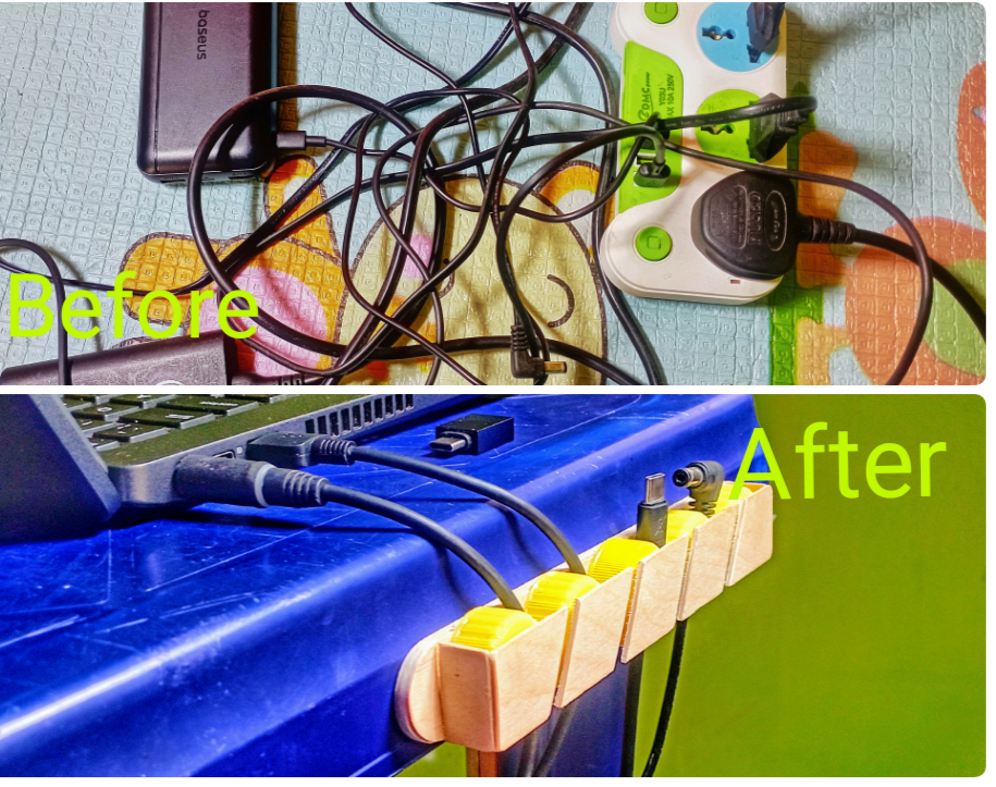 From Tangles to Tidy: Restoring Order With a DIY Desk Cable Organizer