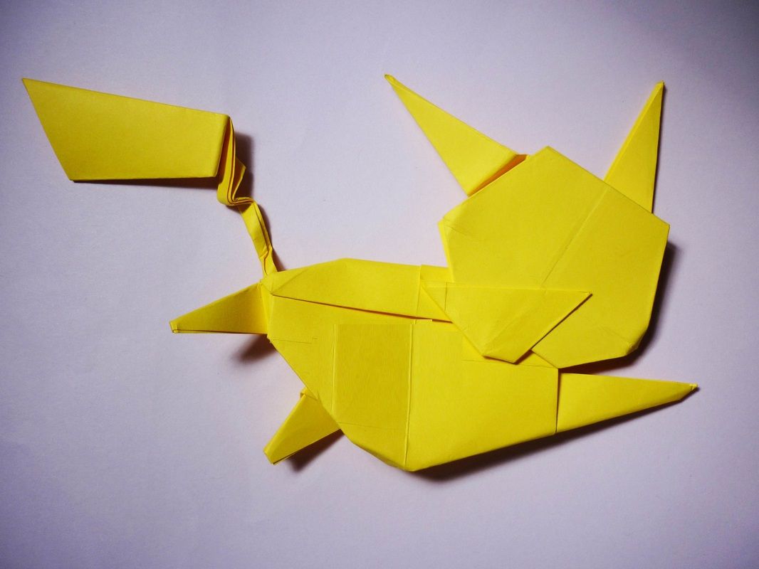 How to Make an Origami Flying Pikachu!