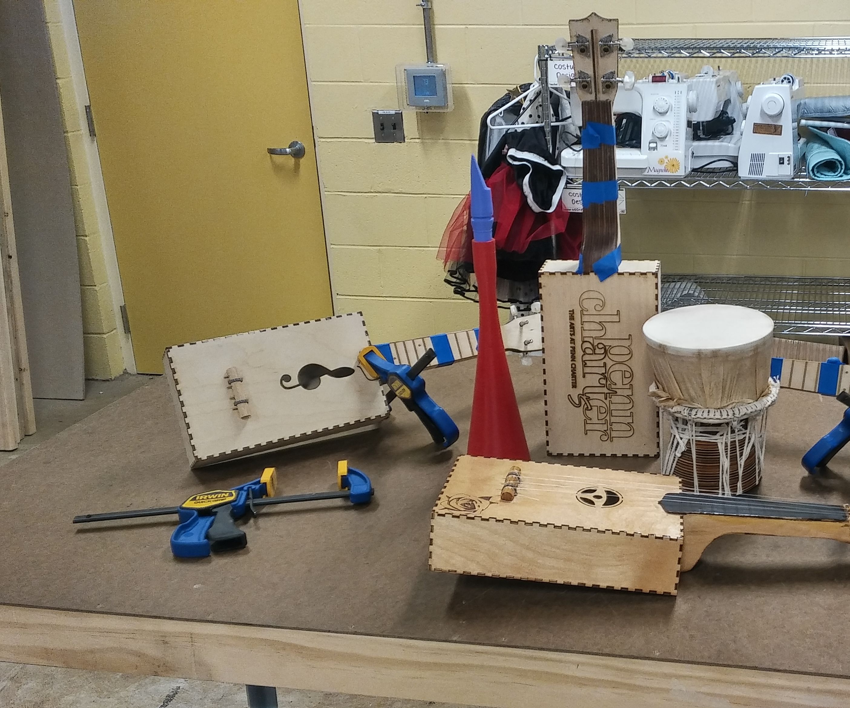 Laser Cut Box Ukulele