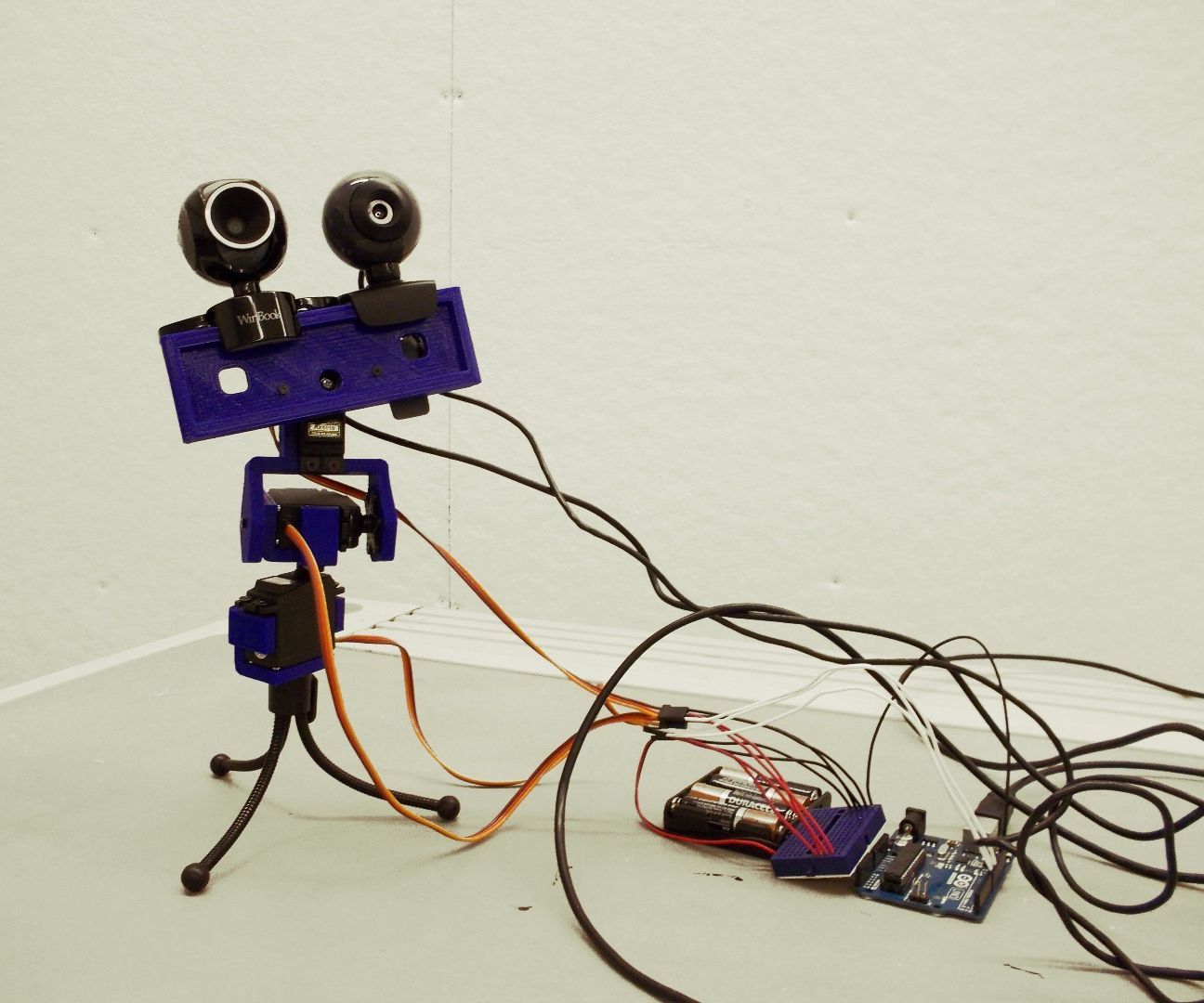 Virtual Reality Teleconferencing Device With Google Cardboard