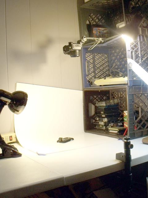 How to Put Together a Cheap Photo Stand for Great Photos (documenting Projects, EBay, Collections, Etc.)