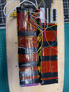 Taping the Battery Cells