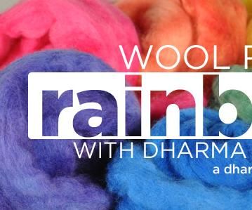 Roving Rainbow - Dyeing Fleece With Acid Dyes