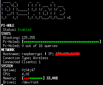 Pihole and Samba Display