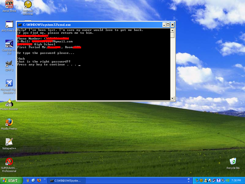 Password a Usb Drive With Out Encryption With a Batch File