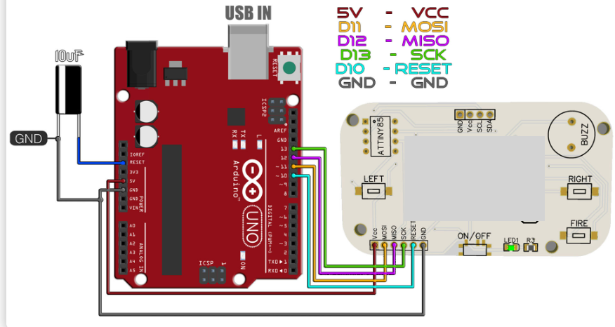 ATTINY 85 GAME : 9 Steps (with Pictures) - Instructables