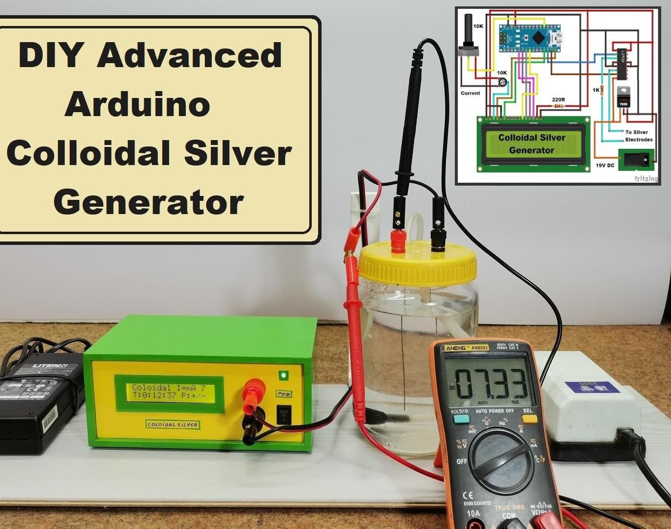 Diy Advanced DIY Advanced Arduino Colloidal Silver Generator : 4 Steps - Instructables