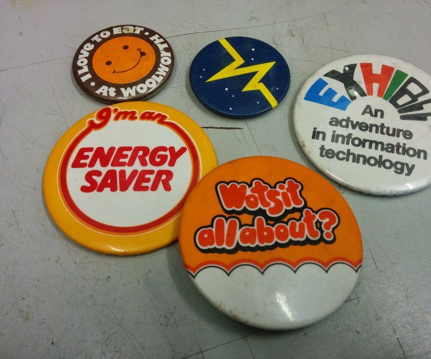 Convert pin badges to fridge magnets