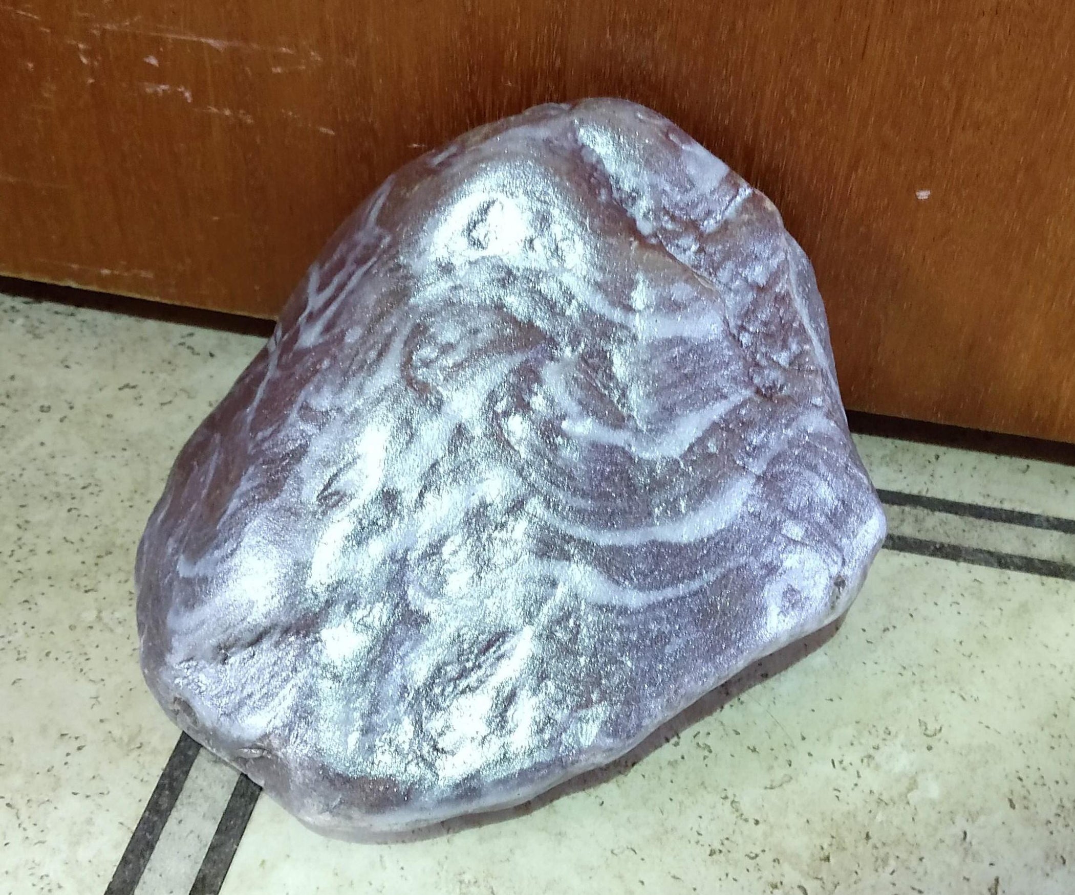 Iridescent Rock Door Stop 5 Steps Instructables
