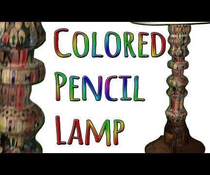 Colored Pencil Lamp