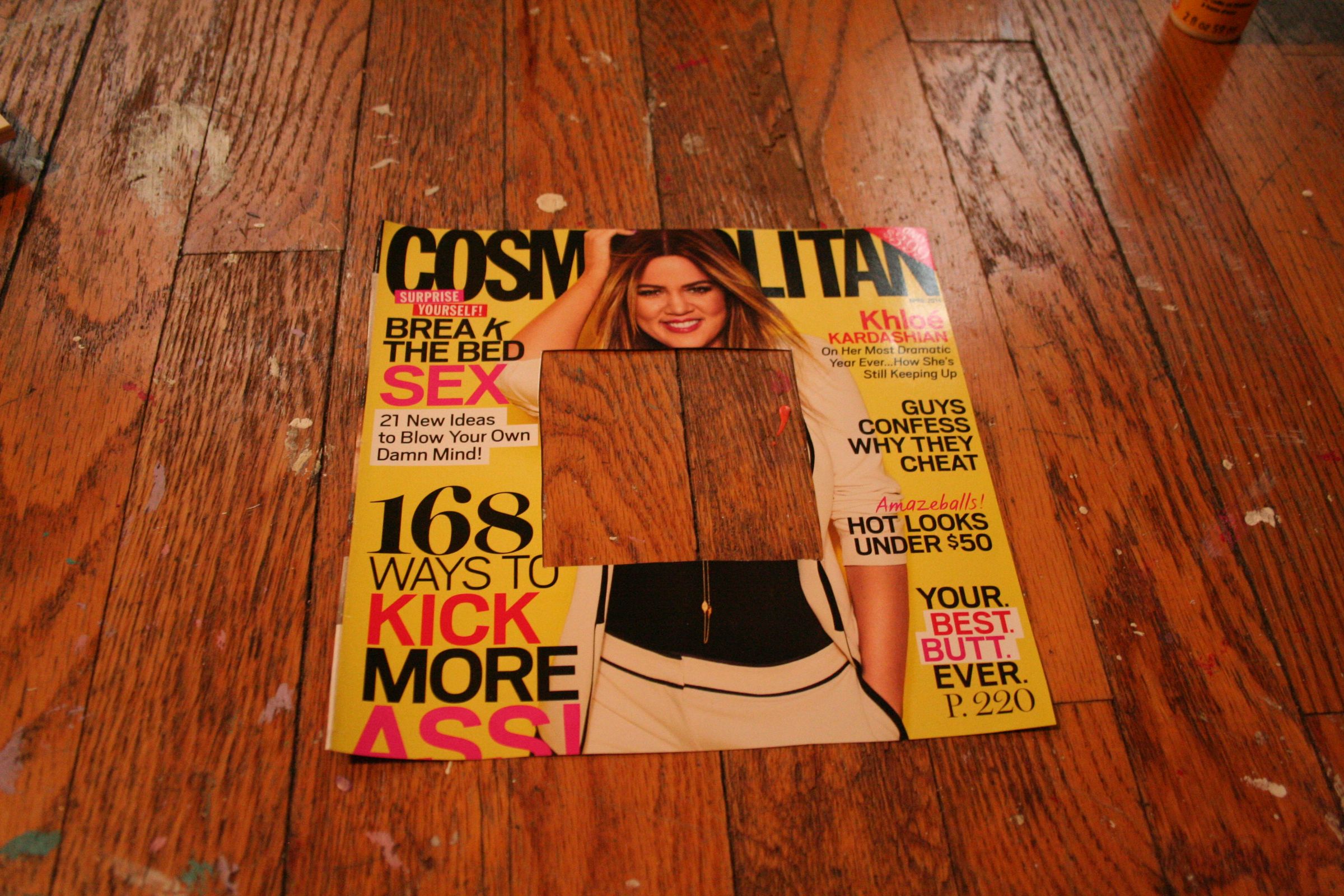Magazine Cover Picture Frames 4 Steps Instructables