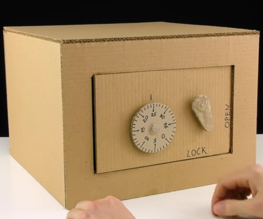 How to Create a Cardboard Vault Door